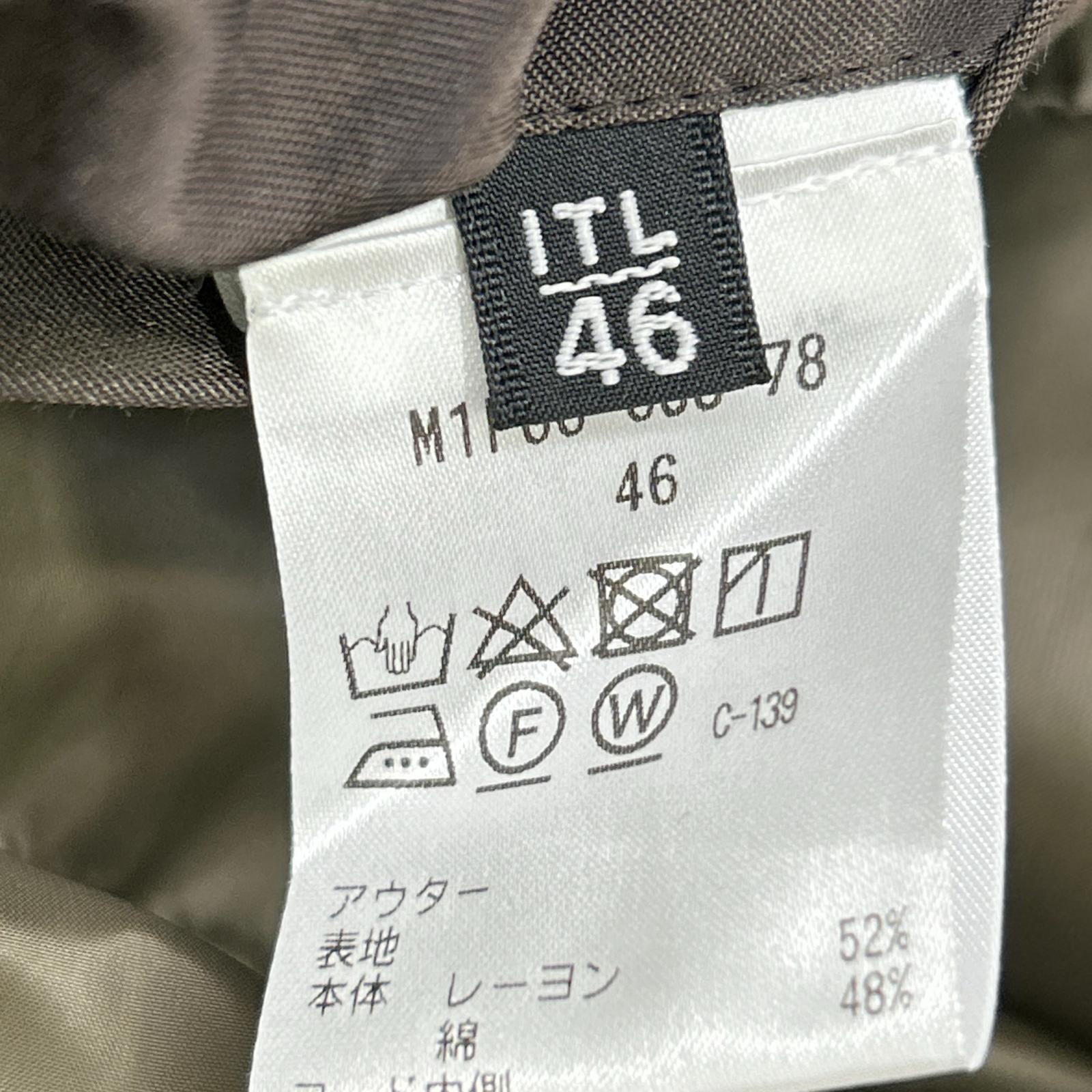 EPOCA UOMO エポカウォモ シルバーフォックスファー付 注染モッズ コート コート