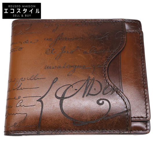 berluti ベルルッティ マコレ 2in1 フラップ コンパクトウォレット ヴェネチア カーフレザー 二つ折り財布（小銭入れなし）