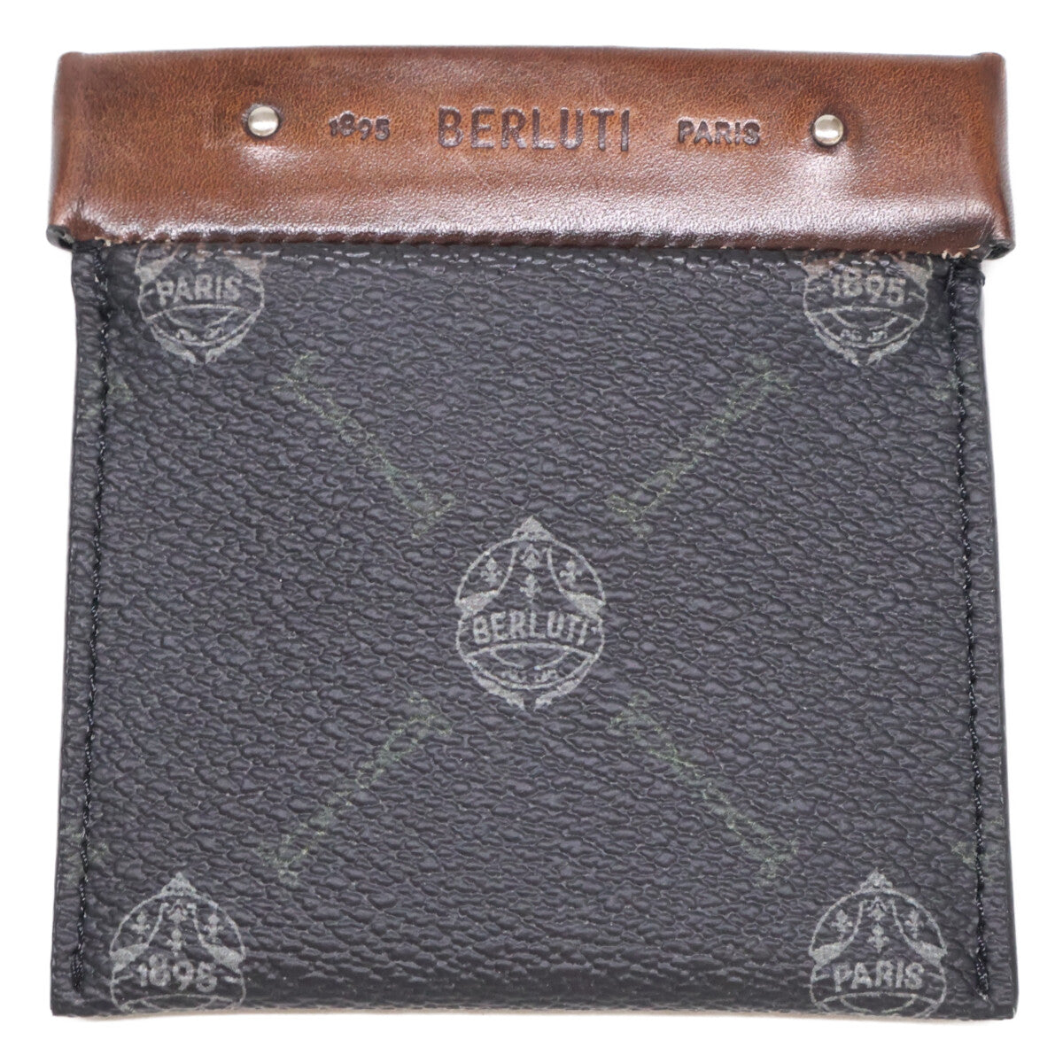 berluti ベルルッティ 【美品】ニノ コーティングキャンバス/レザー コインケース
