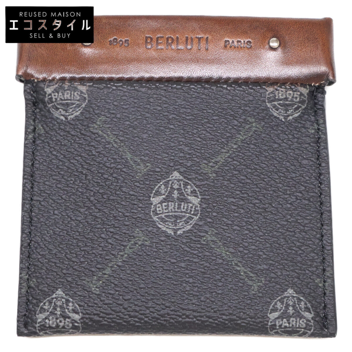 berluti ベルルッティ 【美品】ニノ コーティングキャンバス/レザー コインケース