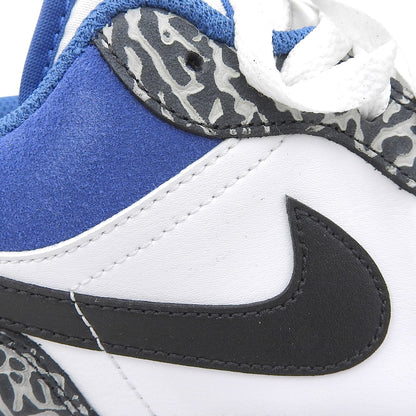 NIKE ナイキ 新品同様 エアジョーダン1 ロー SE トゥルー ブルー スニーカー シューズ メンズ ホワイト/ブルー 26.5cm DM1199-140 シューズ