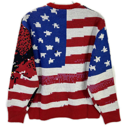 21SS SS21SK8 Digital Flag Sweater Red 上衣 S 男士
