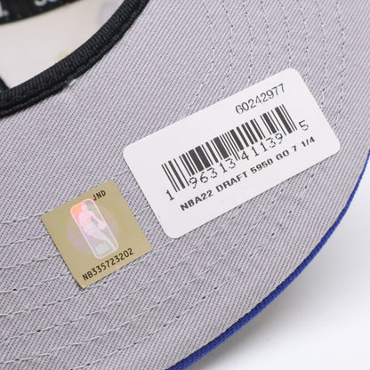 NEWERA ニューエラ 【新品同様】NBA 2022 DRAFT 5950 ゴールデンステート ウォリアーズ 59FIFTY キャップ 帽子