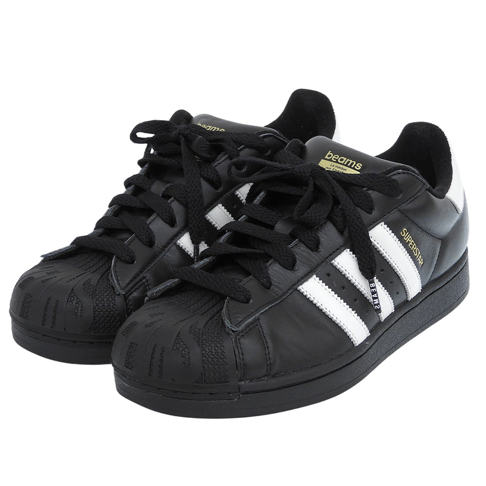 adidas アディダス 美品 SUPERSTAR BEAMS スニーカー シューズ メンズ ブラック 26.5cm JR6484 シューズ