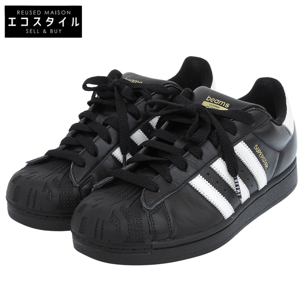 adidas アディダス 美品 SUPERSTAR BEAMS スニーカー シューズ メンズ ブラック 26.5cm JR6484 シューズ