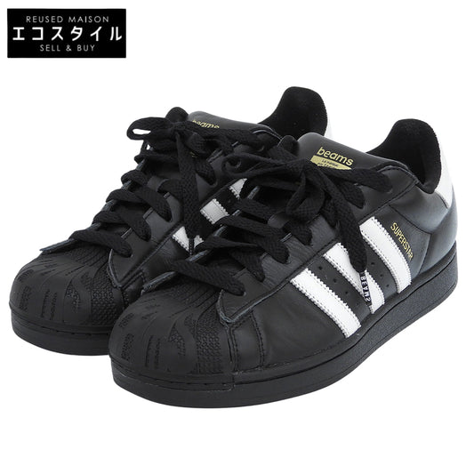 adidas アディダス 美品 SUPERSTAR BEAMS スニーカー シューズ メンズ ブラック 26.5cm JR6484 シューズ
