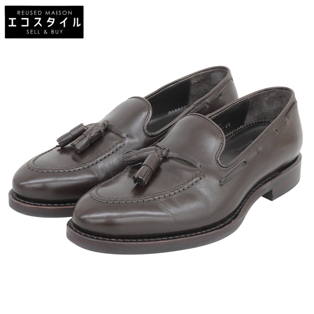 JALAN SRIWIJAYA ジャランスリワヤ 美品 Tirta タッセルローファー シューズ メンズ ブラウン 6 1/2 98811 シューズ