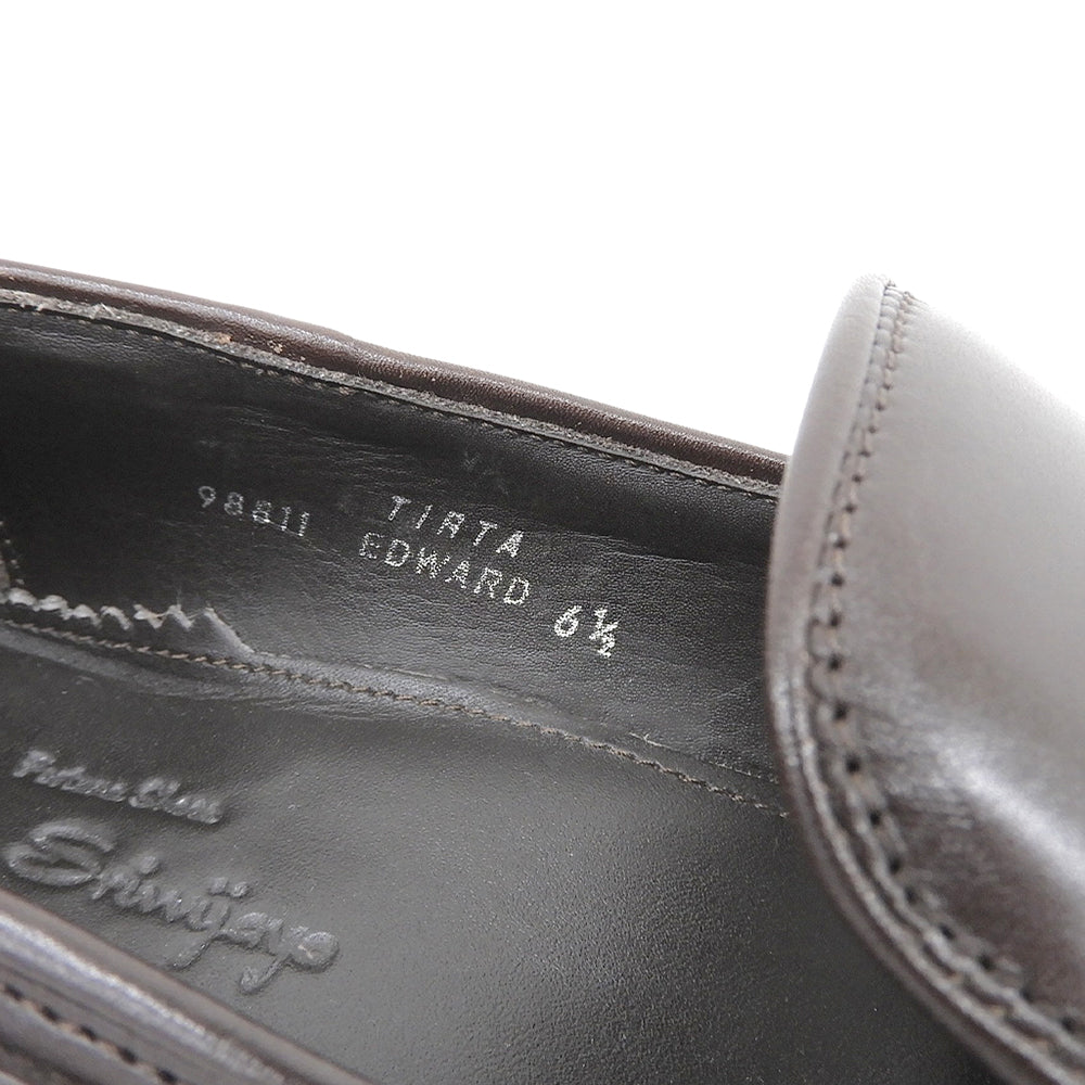JALAN SRIWIJAYA ジャランスリワヤ 美品 Tirta タッセルローファー シューズ メンズ ブラウン 6 1/2 98811 シューズ
