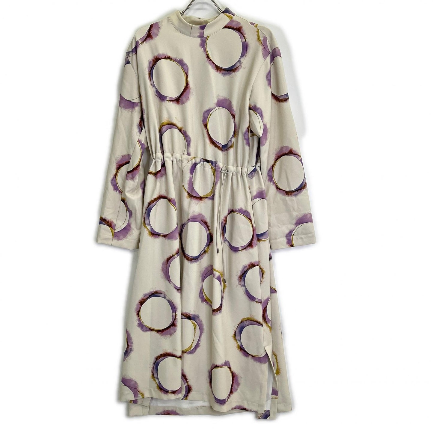 ウジョー U754-D04-902 アイボリー Draw Cord Gathered Dress ワンピース ワンピース