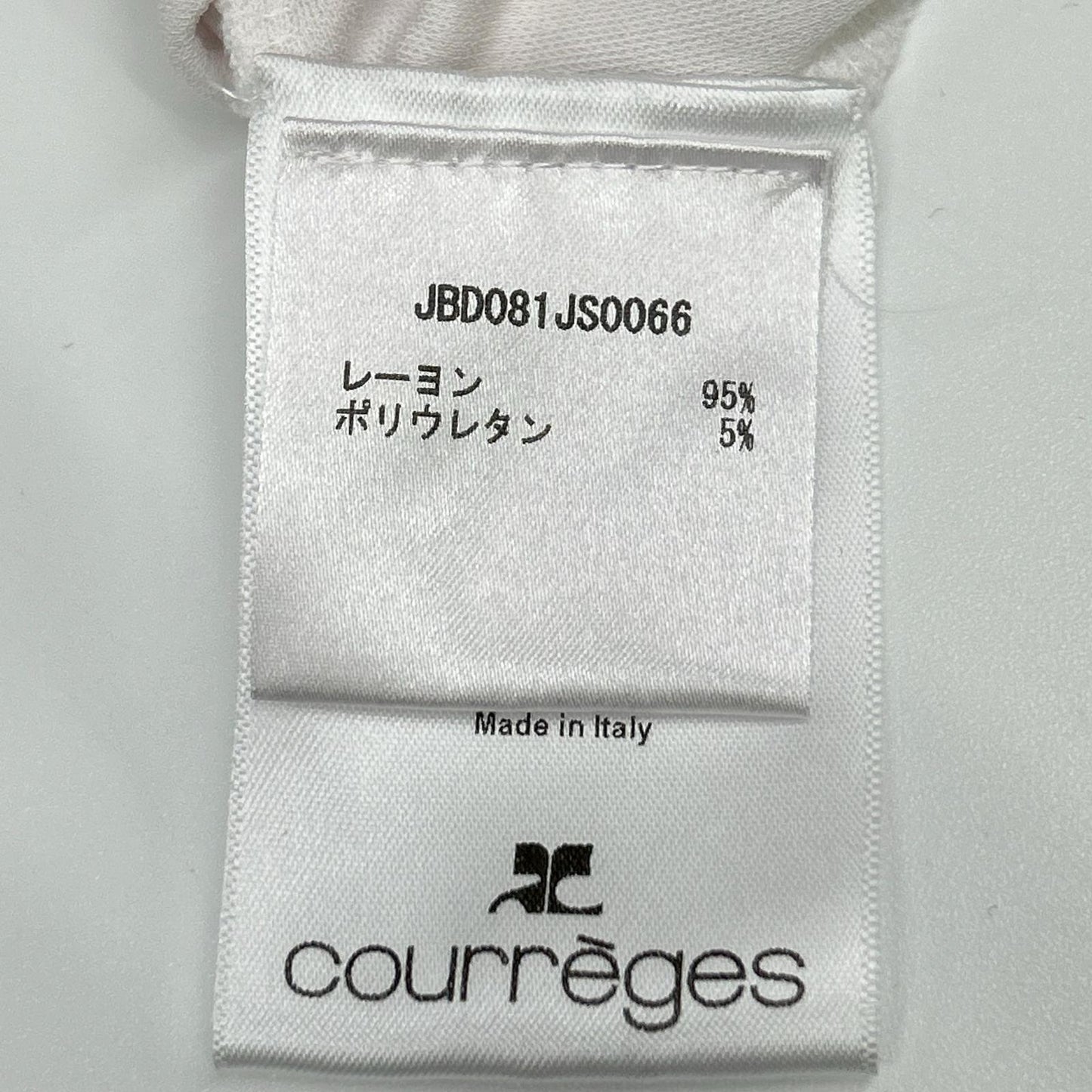 COURREGES クレージュ JBD081 JS0066 ライトピンク ボディースーツ トップス