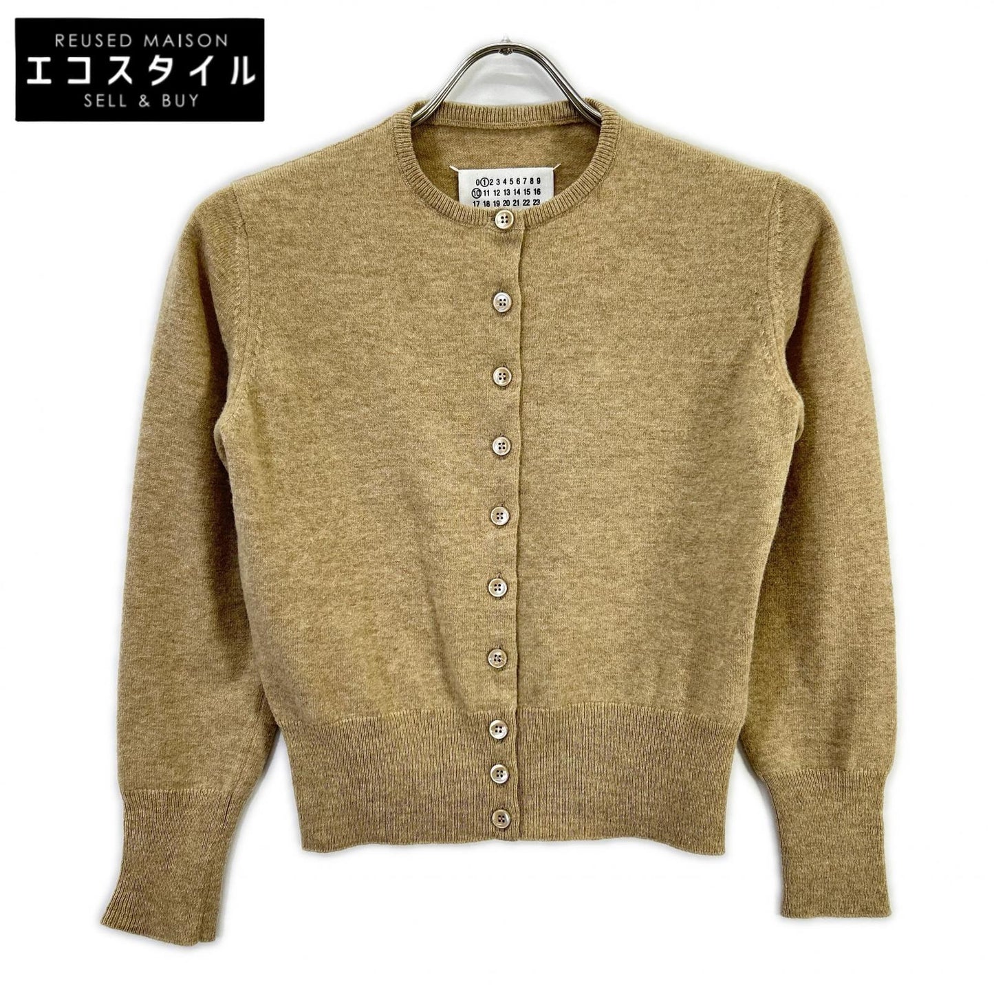 Maison Margiela 马吉拉 25年 米色 S51HP0016 M13090 羊毛 开衫 上衣