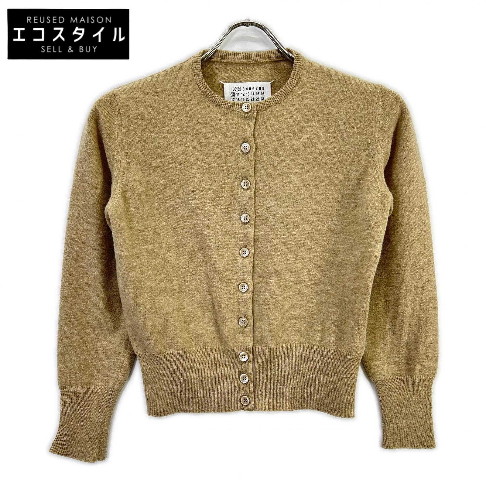 Maison Margiela 马吉拉 25年 米色 S51HP0016 M13090 羊毛 开衫 上衣