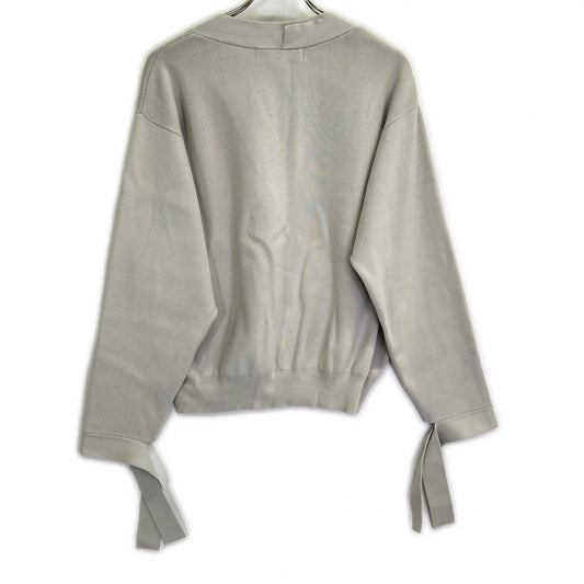 LE CIEL BLEU 26S61412 Gray V-Neck Short Cardigan Top