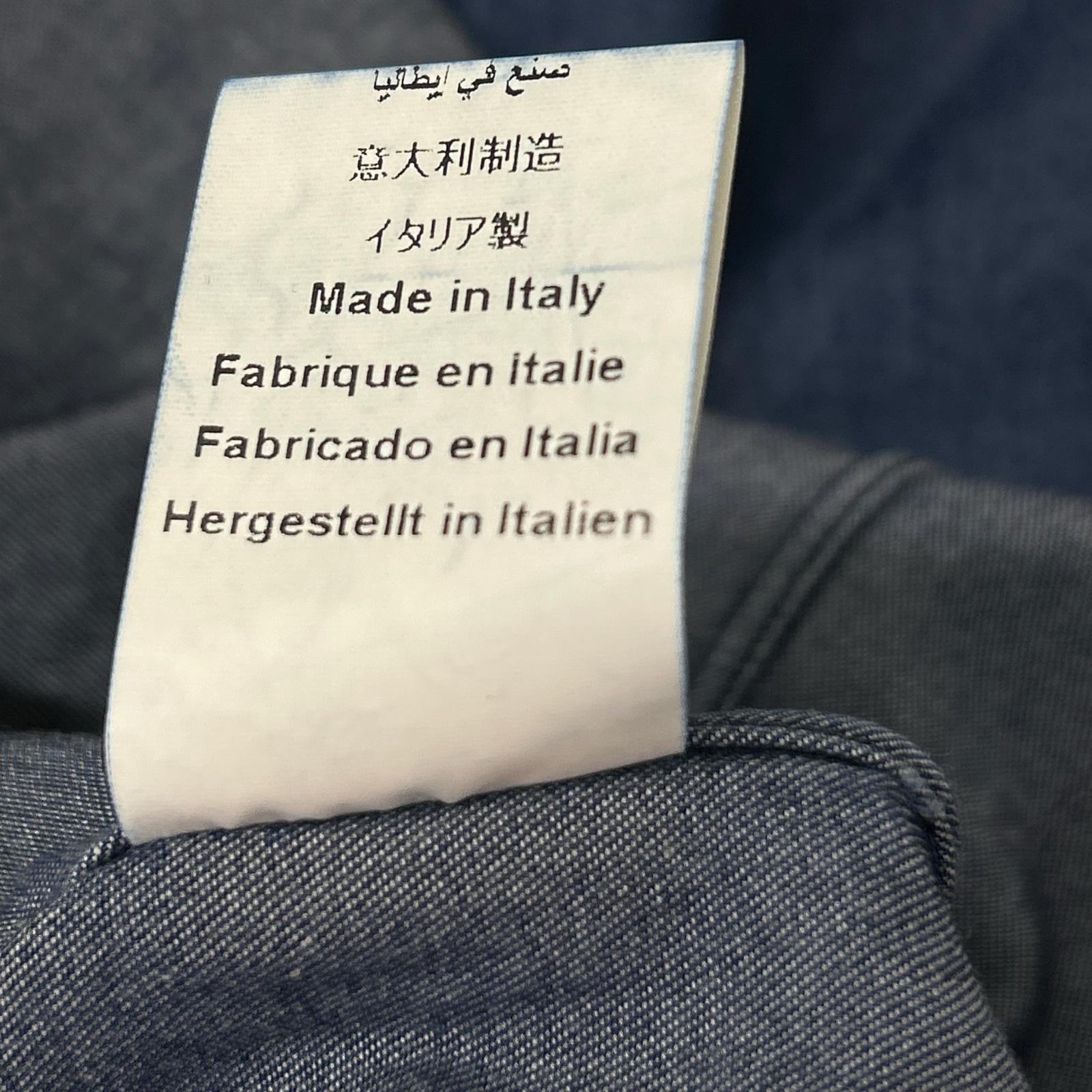 finamore フィナモレ 23481-1 ブルー BALI PIERO カッタウェイ デニム