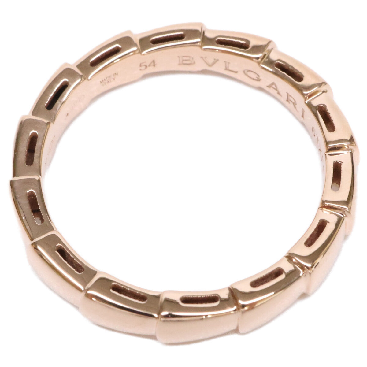 BVLGARI ブルガリ 仕上げ済み 750YG 349653 セルペンティ ヴァイパー リング 指輪