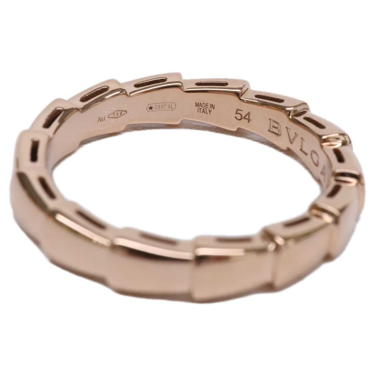 BVLGARI ブルガリ 仕上げ済み 750YG 349653 セルペンティ ヴァイパー リング 指輪