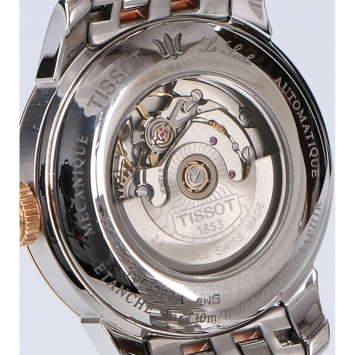 TISSOT ティソ T006.207.22.116.00 TISSOT ル・ロックル 29mm シースルーバック 自動巻き 腕時計