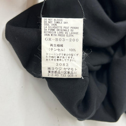 Ground Y グラウンドワイ ブラック GR-B03-200 ロングオーバーシャツ トップス
