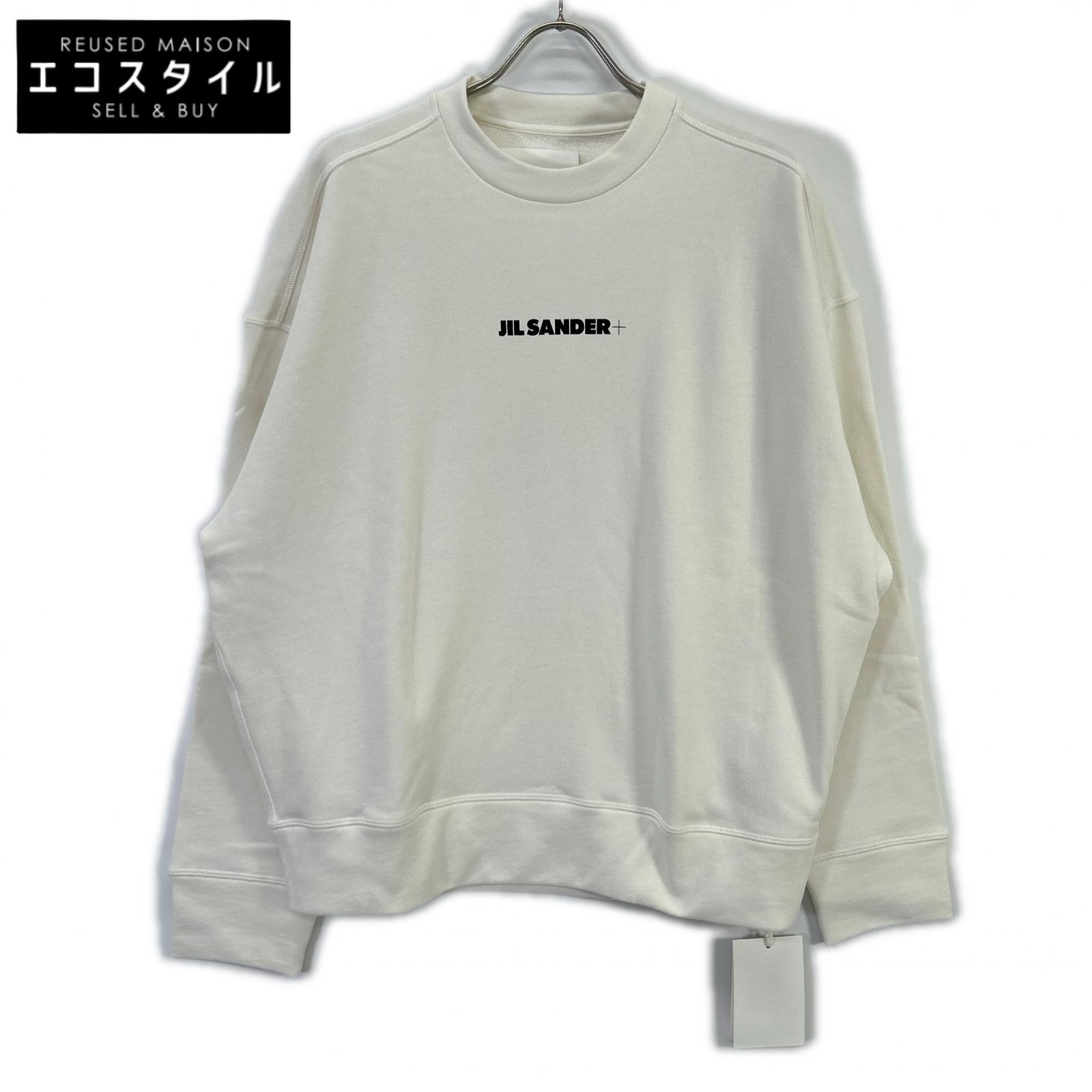 JIL SANDER+ ジルサンダープラス ホワイト JPPU707513 ロゴスウェットシャツ トップス