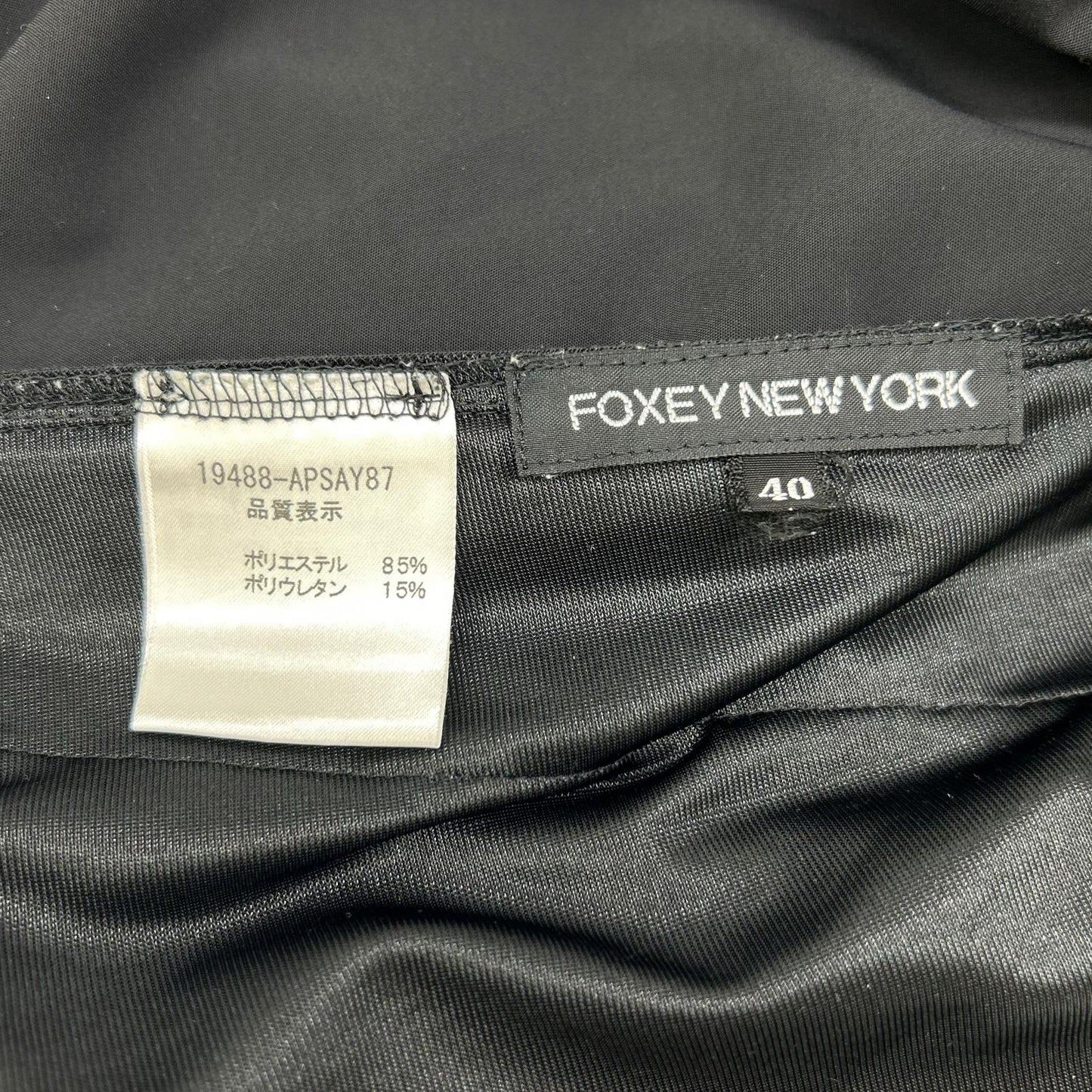 FOXEY NEW YORK フォクシーニューヨーク ブラック 19488-APSAY87 ビスチェワンピース ワンピース