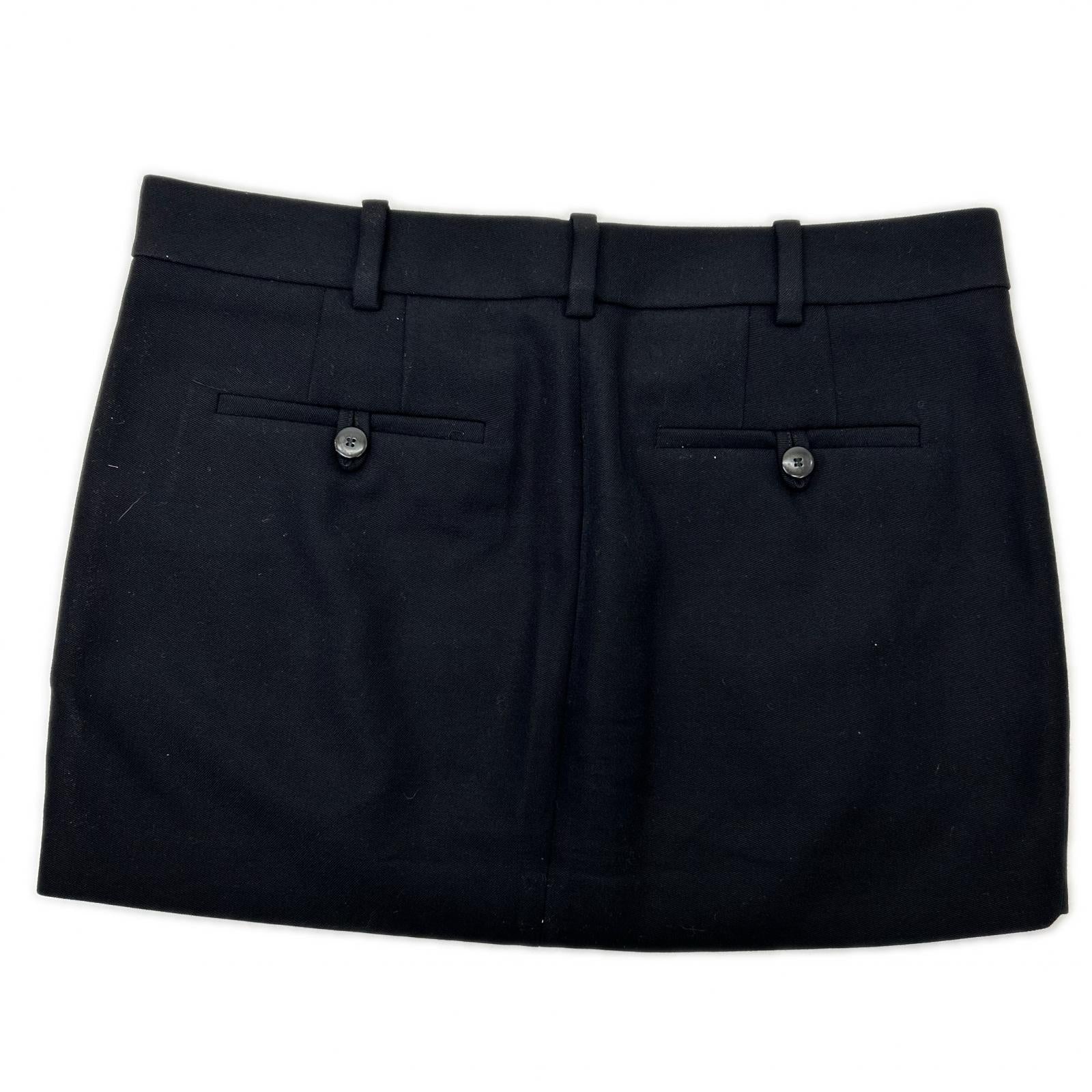 ALEXANDER WANG 亚历山大·王 黑色 羊毛 短款 设计 半身裙