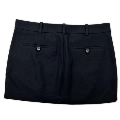 ALEXANDER WANG 亚历山大·王 黑色 羊毛 短款 设计 半身裙