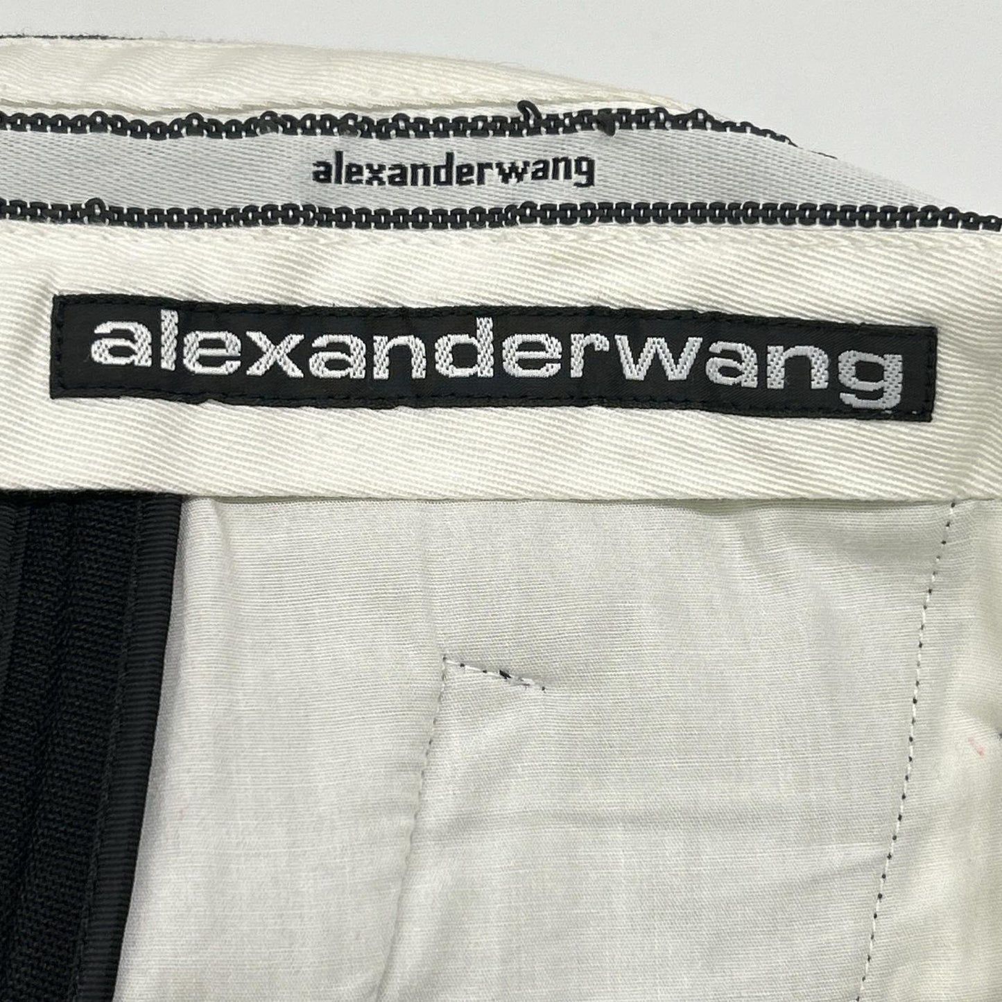 ALEXANDER WANG 亚历山大·王 黑色 羊毛 短款 设计 半身裙