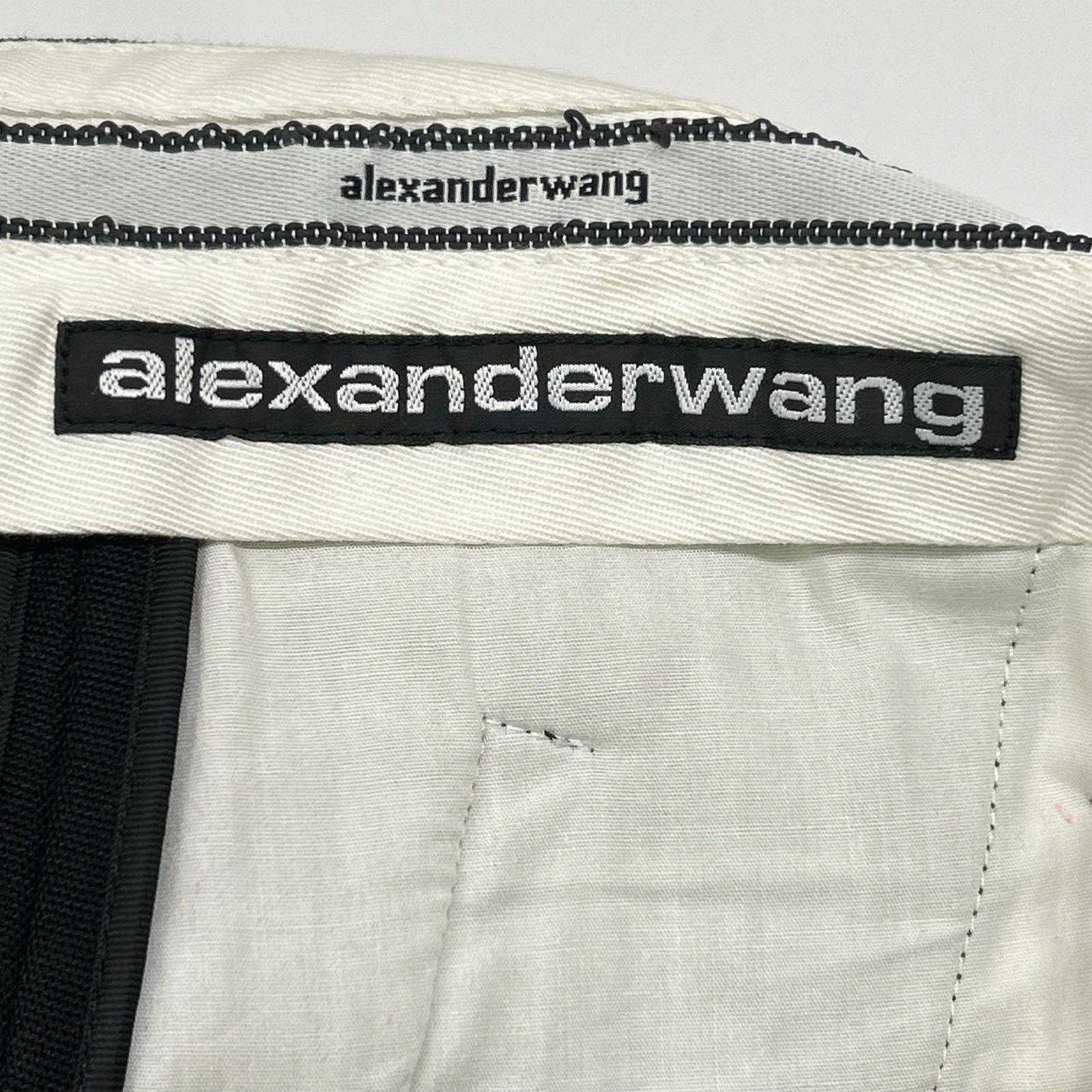 ALEXANDER WANG 亚历山大·王 黑色 羊毛 短款 设计 半身裙