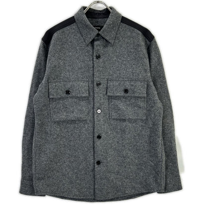 Theory セオリー 02-0308010 20AW グレー GOLDWIN A ROSSLAND ウール 長袖シャツ トップス