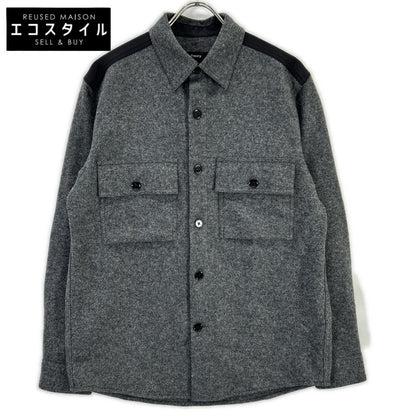 Theory セオリー 02-0308010 20AW グレー GOLDWIN A ROSSLAND ウール 長袖シャツ トップス