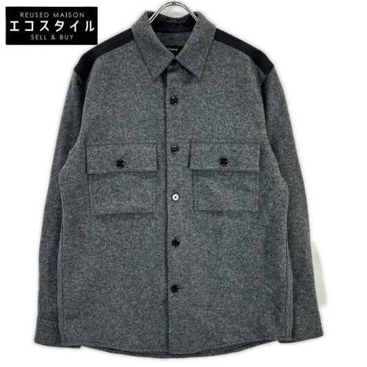 Theory セオリー 02-0308010 20AW グレー GOLDWIN A ROSSLAND ウール 長袖シャツ トップス