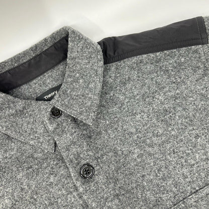 Theory セオリー 02-0308010 20AW グレー GOLDWIN A ROSSLAND ウール 長袖シャツ トップス