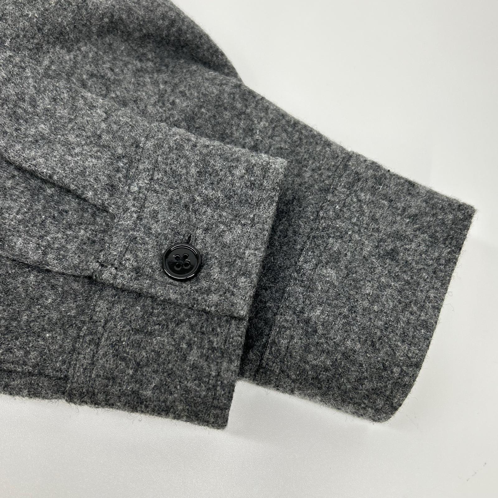 Theory セオリー 02-0308010 20AW グレー GOLDWIN A ROSSLAND ウール 長袖シャツ トップス