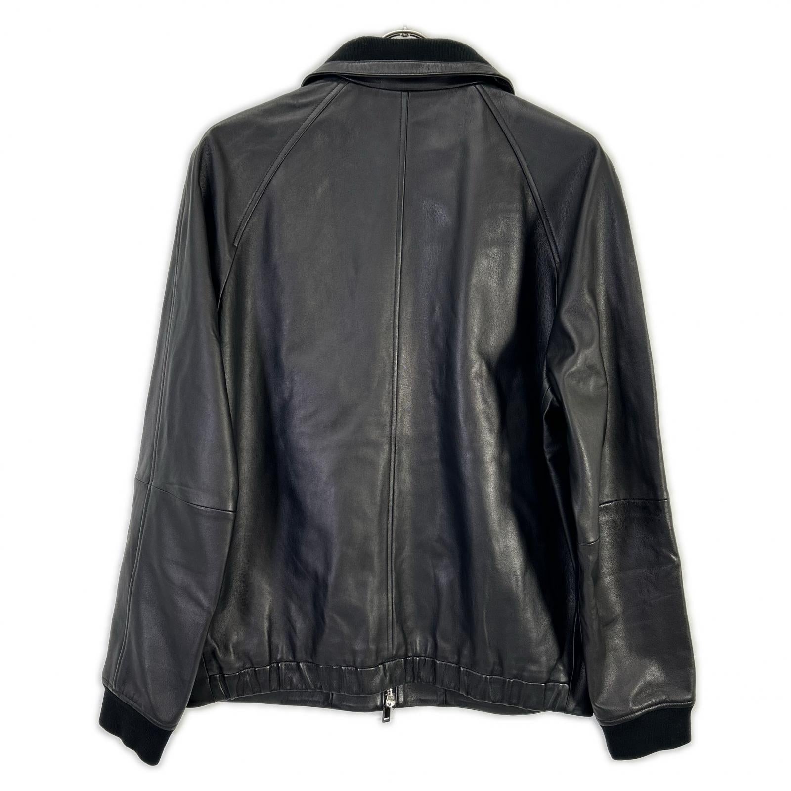Theory セオリー 02-0360001 20AW ブラック POLISHED NAPPA LANDAN ラムレザー ブルゾン M Theory セオリー 02-0360001 20AW ブラック POLISHED NAPPA LANDAN