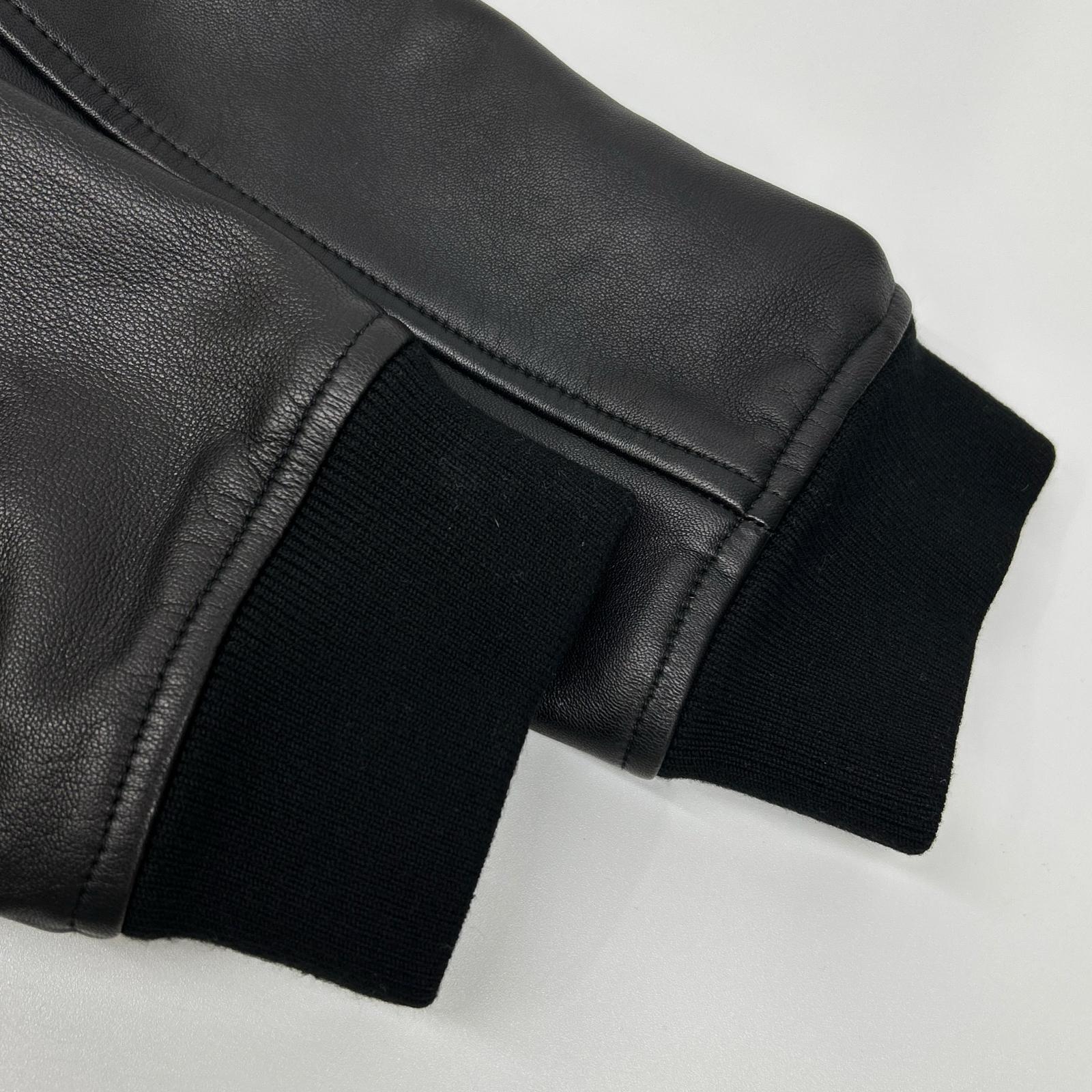 Theory セオリー 02-0360001 20AW ブラック POLISHED NAPPA LANDAN ラムレザー ブルゾン M Theory セオリー 02-0360001 20AW ブラック POLISHED NAPPA LANDAN