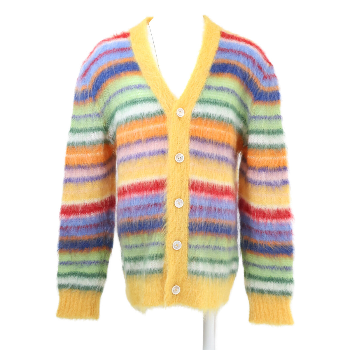 MARNI 马尔尼 【美品/国内正品】CDMG0051Q0 UFU107 条纹马海毛开衫上衣