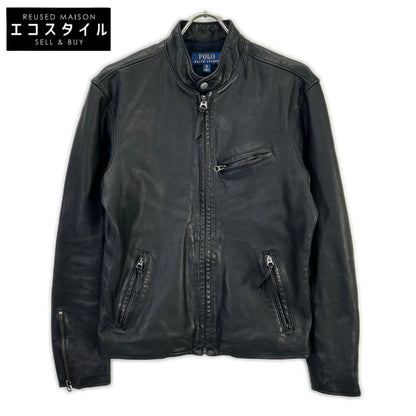 POLO RALPH LAUREN ポロ ラルフローレン 710615464001 ブラック 19年 LAMBSKIN CAFE RACER JACKET ジャケット
