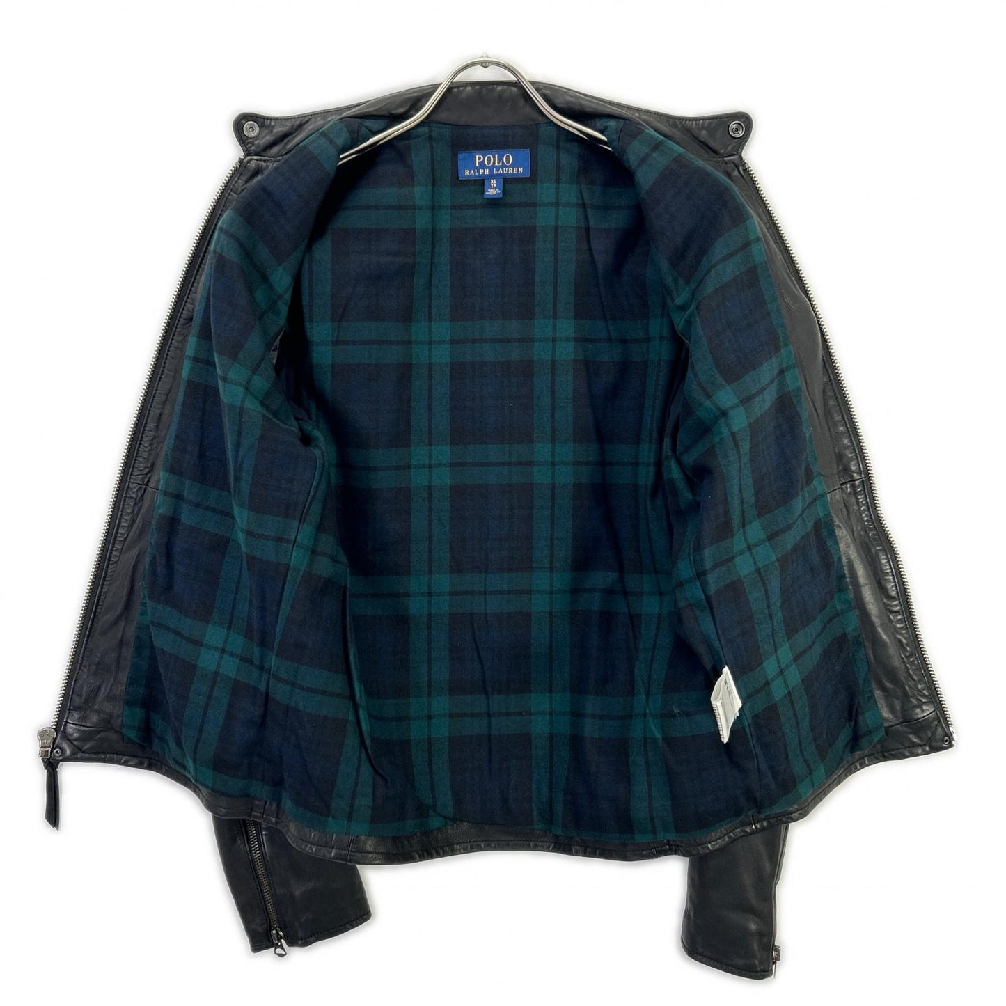 POLO RALPH LAUREN ポロ ラルフローレン 710615464001 ブラック 19年 LAMBSKIN CAFE RACER JACKET ジャケット