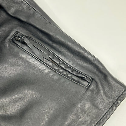 POLO RALPH LAUREN ポロ ラルフローレン 710615464001 ブラック 19年 LAMBSKIN CAFE RACER JACKET ジャケット