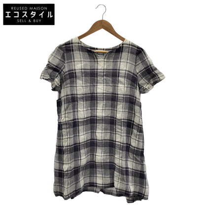 【SALE】 TABASA タバサ D1731FAS019 リネンコットンチェックチュニック トップス