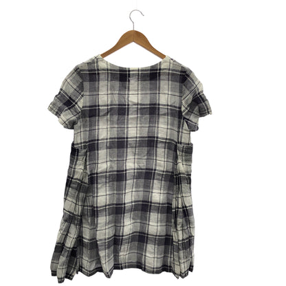 【SALE】 TABASA タバサ D1731FAS019 リネンコットンチェックチュニック トップス