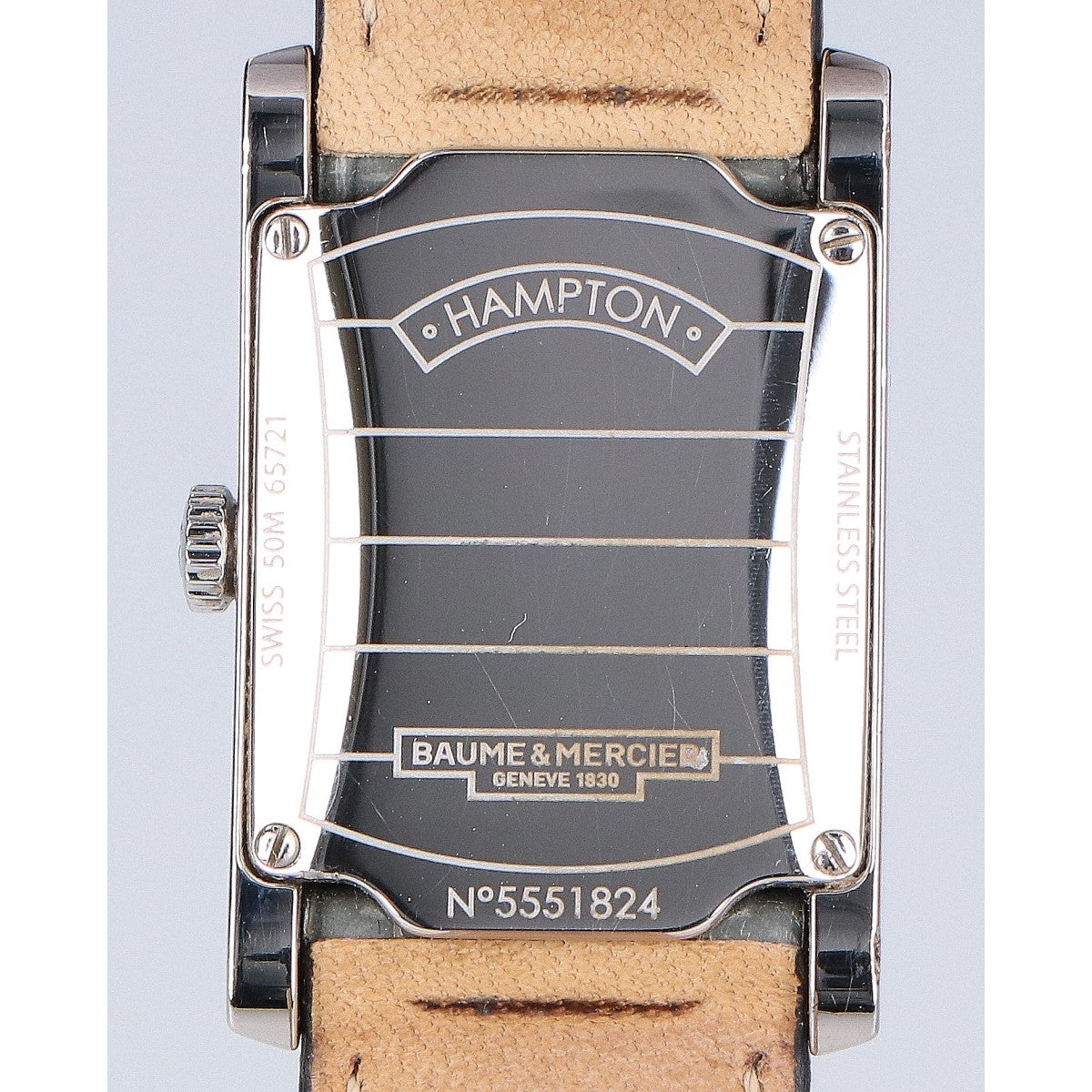 Baume&Mercier ボーム＆メルシエ 65721 HAMPTON ハンプトン デイト クオーツ 腕時計