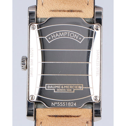 Baume&Mercier ボーム＆メルシエ 65721 HAMPTON ハンプトン デイト クオーツ 腕時計