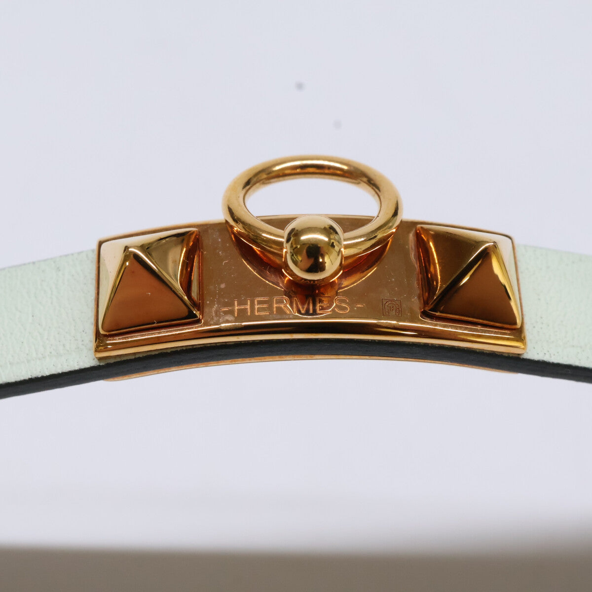 HERMES エルメス 【新品同様】ミニ リヴァル U刻印 レザー