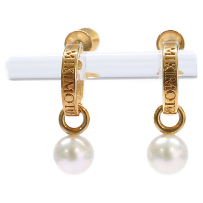 mikimoto ミキモト K18 6.8mm パール イヤリング
