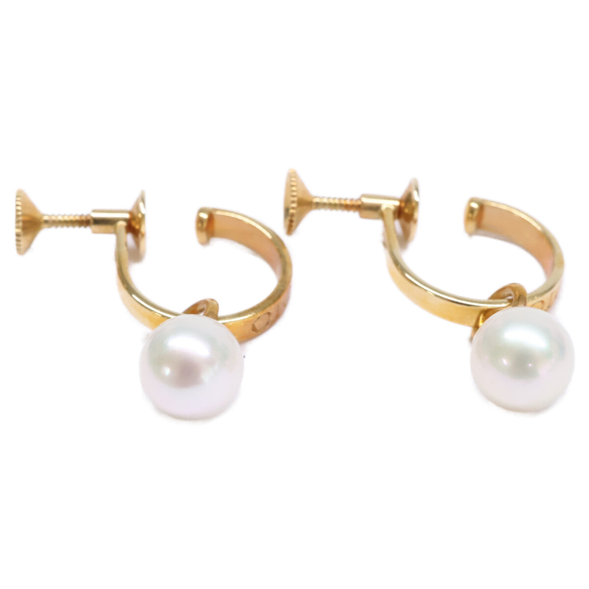 mikimoto ミキモト K18 6.8mm パール イヤリング