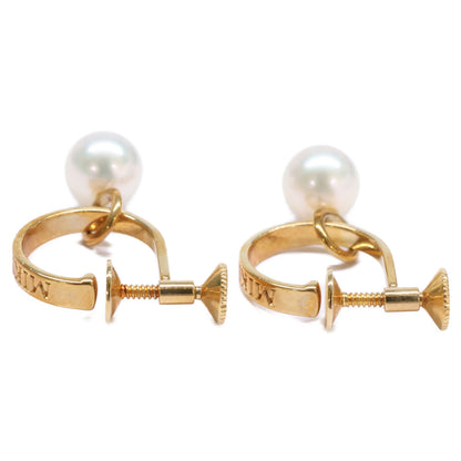 mikimoto ミキモト K18 6.8mm パール イヤリング