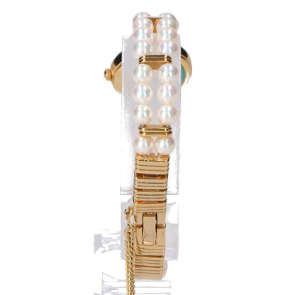 mikimoto ミキモト 4N20-0941 JAL限定モデル 2連パール ブレスレットウォッチ 腕時計