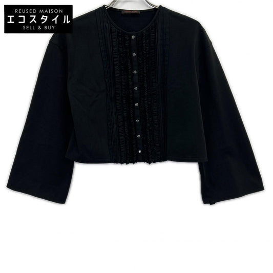 ｺﾚｸｼｮﾝ ﾌﾞﾗｯｸ ｶｯﾄｿｰｺﾝﾋﾞﾈｰｼｮﾝ ｼｮｰﾄﾌﾞﾗｳｽ トップス 36 レディース