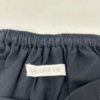 GALERIE VIE beige 25SS striped silk-stretch easy-tuck skirt skirt